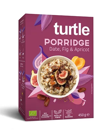 Turtle,Organic Porridge Date, Fig & Apricot,450g